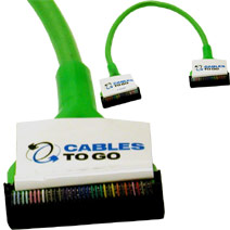 888016_CABLES_TO_GO_50004.jpg-18IN_MOLDED_ROUND_DEVICE_FLOPPY_CABLE_GREEN