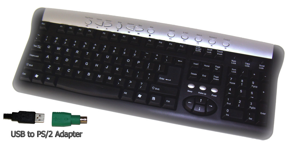 856736_ADESSO_KB558B.jpg-MULTIMEDIA_BLACK_SILVER_USB_PS_2_COMBO_KEYBOARD_HOT_KEY