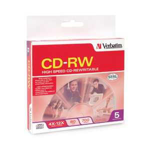 995747_VERBATIM_95157.jpg-5PK_CDRW_700MB_80MIN_4X_12X_SLIM_JEWEL_CASE