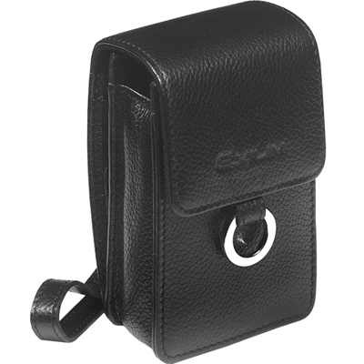 1083451_CASIO_EXCASE30BK.jpg-BLACK_LEATHER_CAMERA_CASE