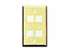 82460_BELKIN_F4E464.jpg-4_POSITION_WALLPLATE_SINGLE_UNLOADED