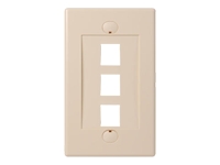 1121772_BELKIN_F4E4563IV.jpg-3PORT_IVORY_SINGLE_FACEPLATE