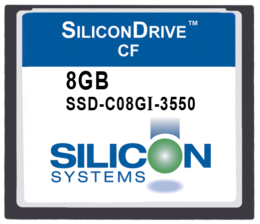 1082575_SILICON_SYSTEMS_SSDC08G3500.jpg-8GB_TYPE_I_INDUSTRIAL_TEMPERATURE_COMPACTFLASH_CARD_ROHS