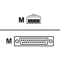 739794_PERLE_04006932.jpg-RJ45_DB25_CONVERTER_FOR_IOLAN_TO_MODEM_DB25_MALE