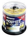 MEMOREX 32024702 CDR_21MIN_24X_POCKET_SPINDLE_50PK_SPINDLE_PACK_NO_JEWEL_CASES