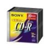 SONY 10CDQ80L3//T CDR_700MB_80MIN_48X_SLIM_JEWEL_CASE_10PK