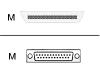 Ortronics C2G 02803 25FT_PARALLEL_PRINTER_CABLE_DB25M_C36M