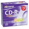MEMOREX 4514 10PK_CDR_MEDIA_52X_700MB_80MIN_SLIM_5MM_JEWEL_CASES